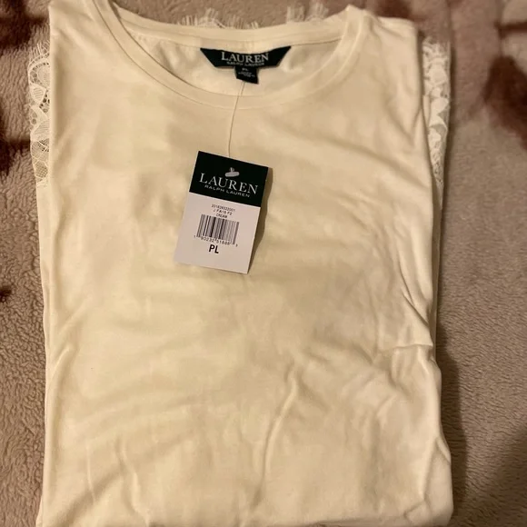 Lauren By Ralph Lauren Petite Long Sleeves With Lace - Picture 10 of 13